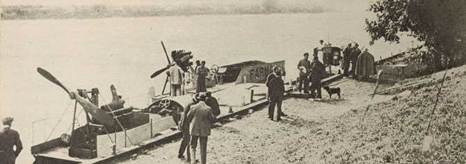 Départ de la course Paris-Mer en 1921.