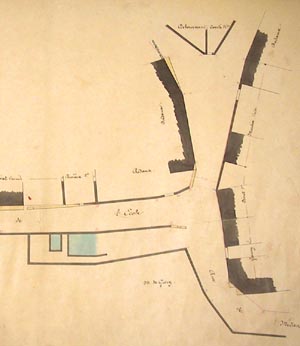 Plan du lavoir de la Fontaine