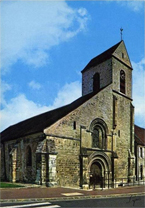 Carte postale couleur de l'église, édition Lyna.