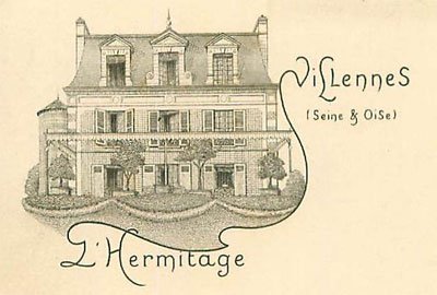 En-tête de lettre de l'Hermitage