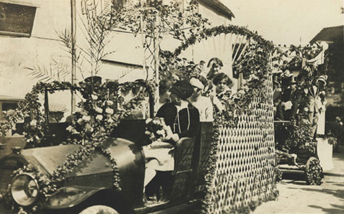 Article de journal sur la fête de la Rosière de 1928