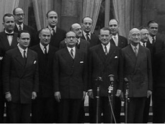 Le gouvernement d'Edgar Faure en 1955
