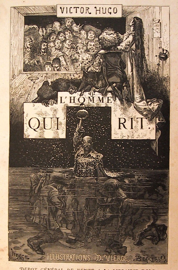 Couverture du livre 'L'Homme qui rit'.