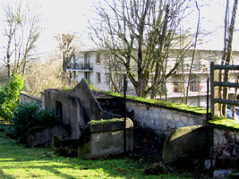 Vestiges de la résidence.