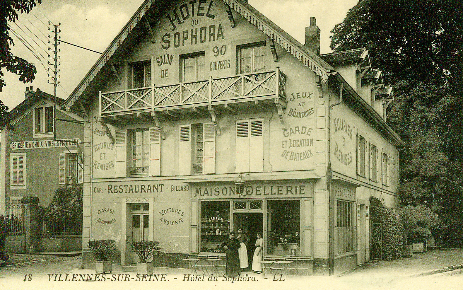 Hôtel Sophora, maison Dellerie, façade