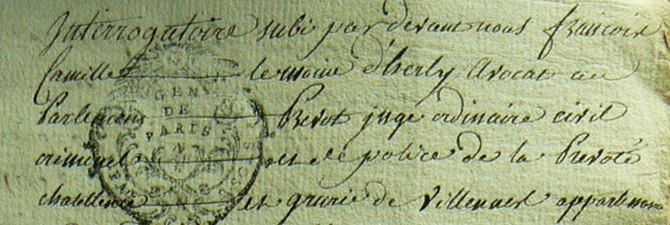 Interrogatoire de Lamirault