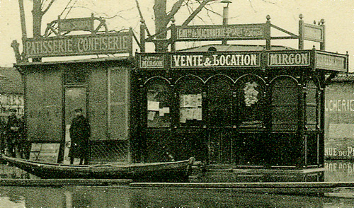 Les deux kiosques en 1910