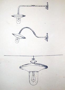 Anciennes lampes électriques