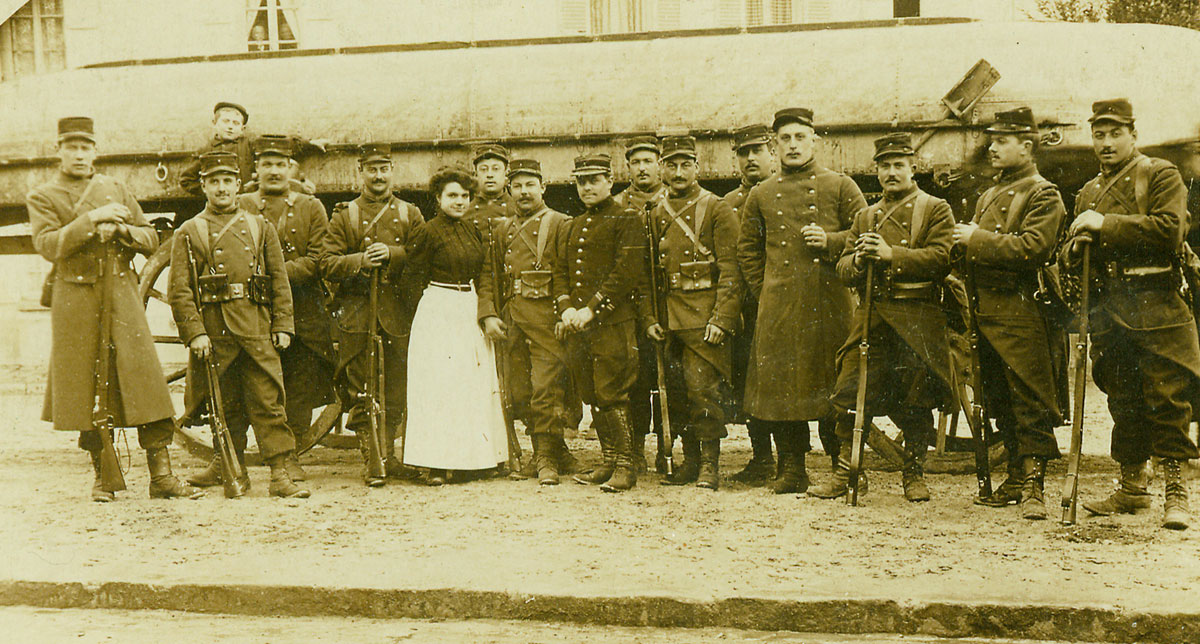 Les militaires du génie.