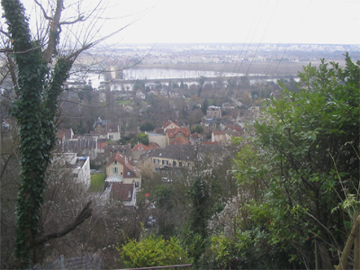Panorama depuis le sommet des cent marches.
