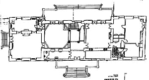 Plan du château de Migneaux en 1993
