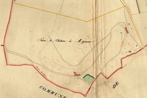 Plan du cadastre de Migneaux en 1821