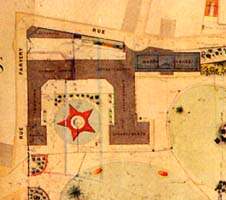 Plan du château en 1869