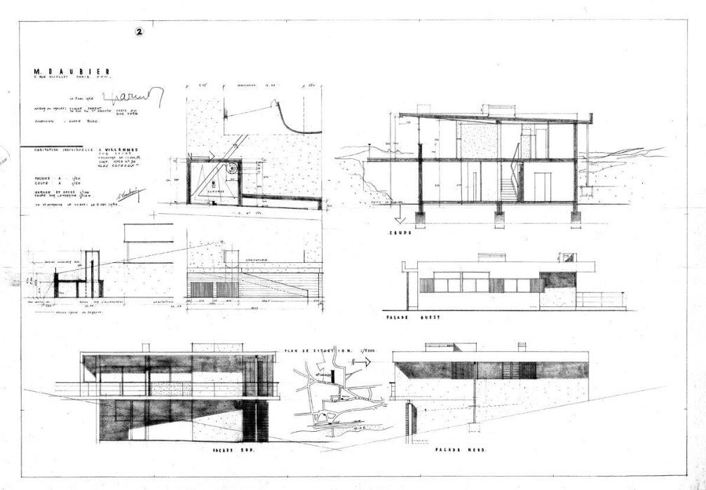 Plan élévation Maison Daubier
