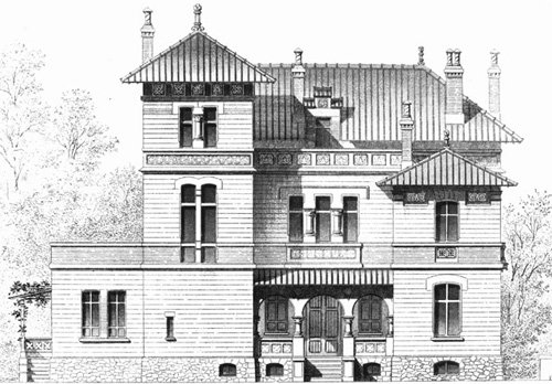 Plan élévation villa Nourrée