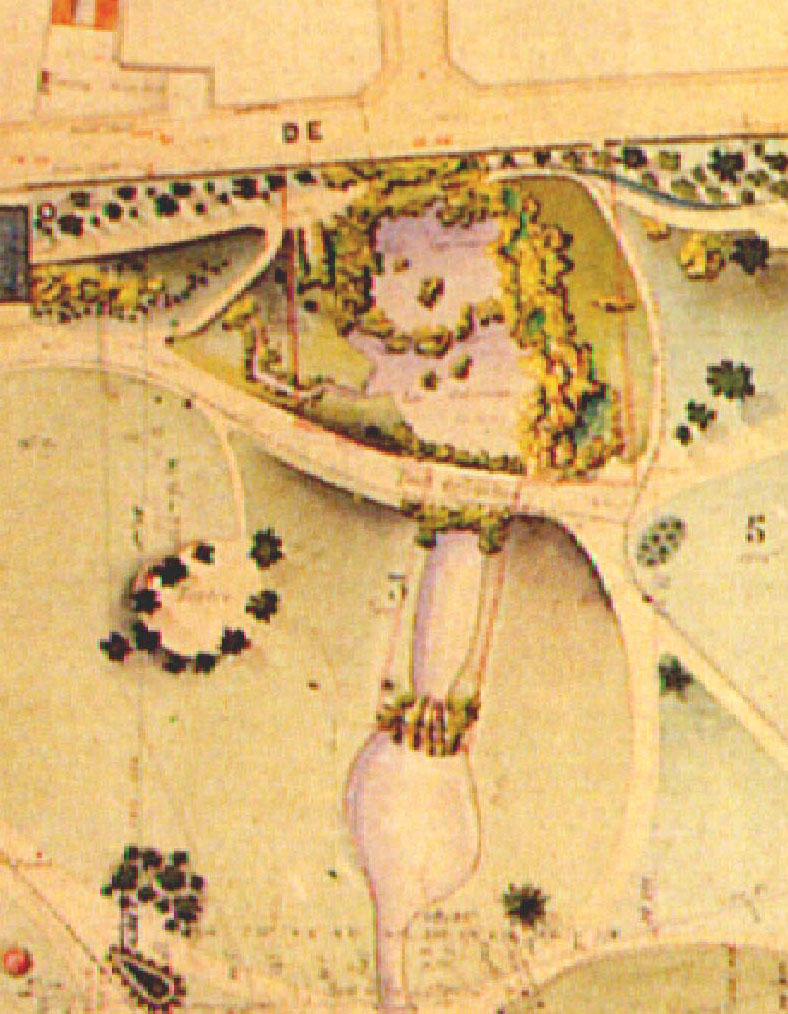 Plan des sources du Parc