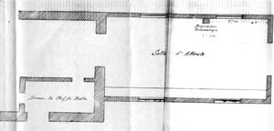 Plan de la halte de Villennes.