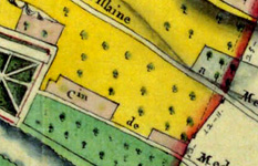 Plan d'intendance, lieu-dit Les Bornes