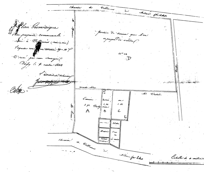 Plan de la maison commune.