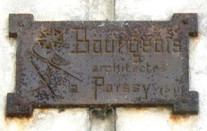 Plaque Théophile Bourgeois Maison fleurie