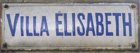 Plaque Villa Elisabeth
