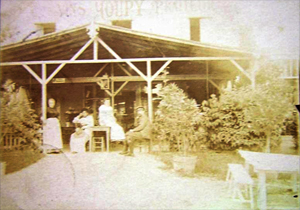 Restaurant Houpy en 1904.