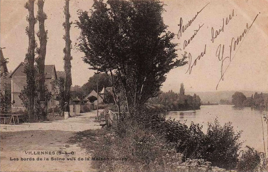 Port du restaurant Houpy avant 1904.