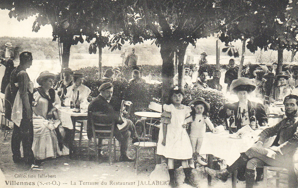 Clients au restaurant Jallabert