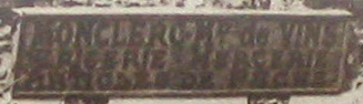 Panneau de la maison Monclerc