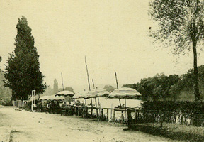 Terrasse avec pergola.