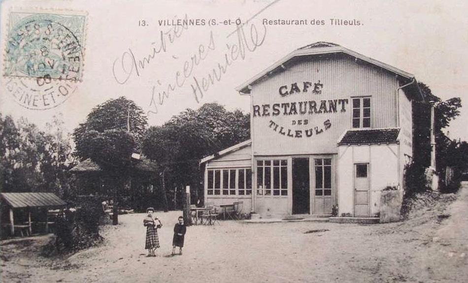 Façade du restaurant des Tilleuls.