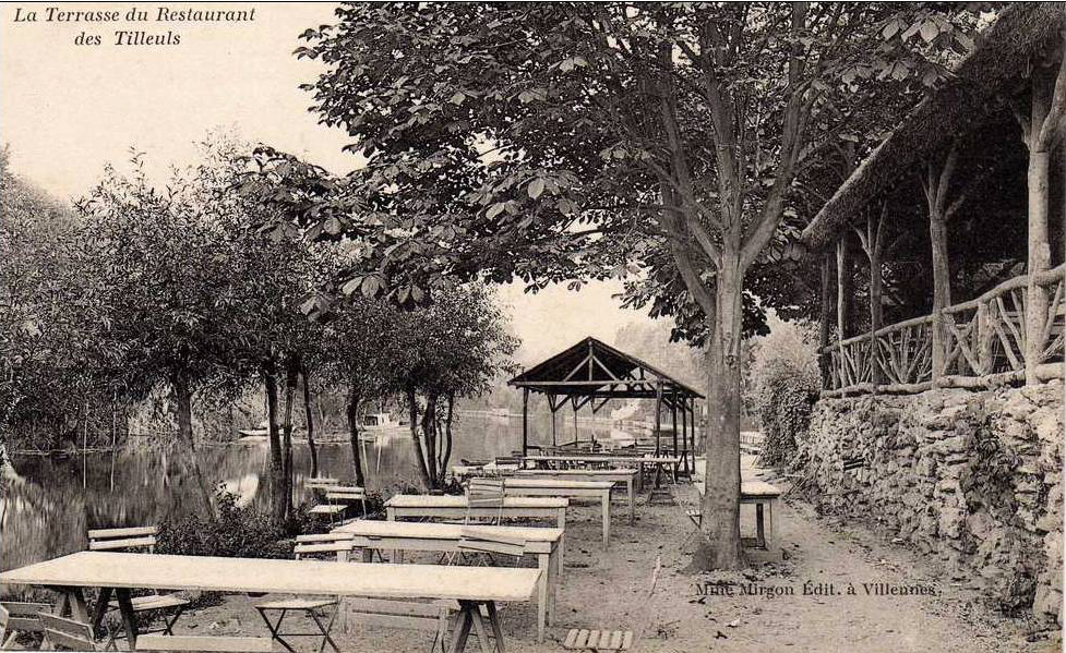 Autre vue de la terrasse des Tilleuls.