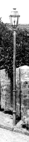 Réverbère à gaz