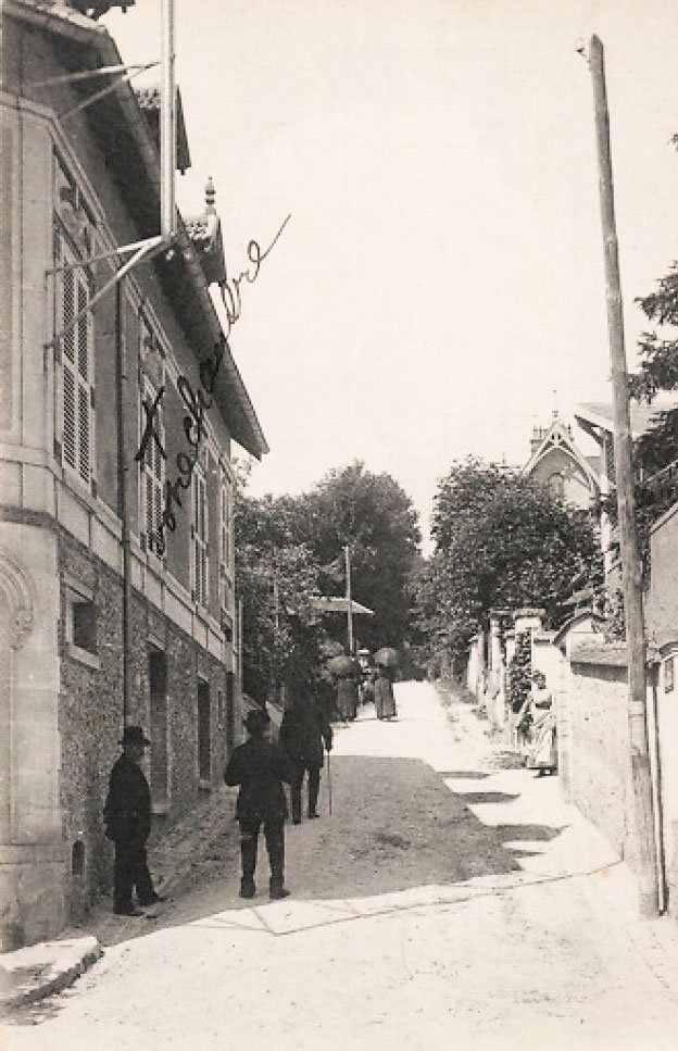 Rue de la Ravine vue du bas autrefois