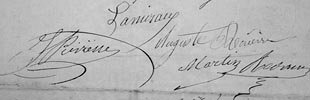Signatures Rivierre Lamiraux Martin