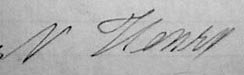Signature Victor Henry