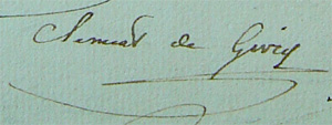 Signature de Clément de Givry