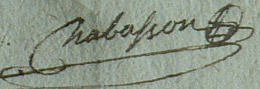 Signature de Chabasson
