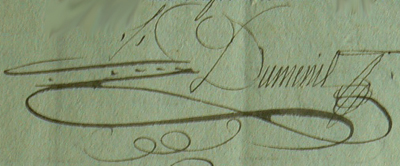Signature de Dumenil