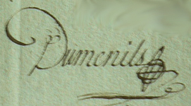 Signature de Dumenils