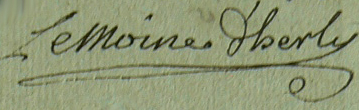 Signature de Lemoine d'Herbe