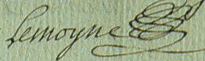 Signature de Lemoyne