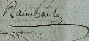 Signature de Raimbault