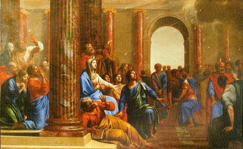 Tableau de la Pentecôte
