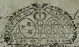 Tampon de la généralité de Paris, 1723