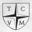 Logo du Tennis-Club de Villennes-Médan (TCVM).
