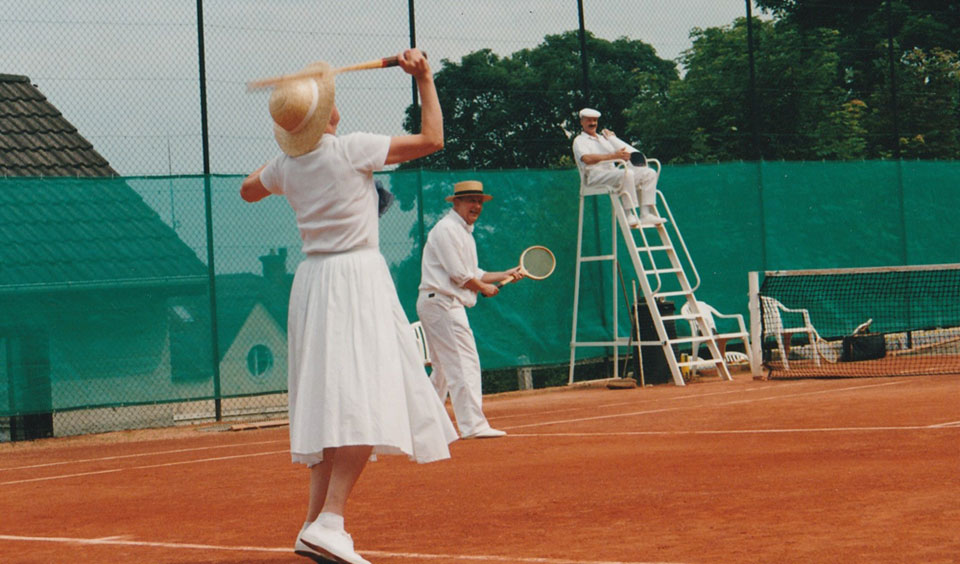 Match de double mixte 'rétro' pour le cinquantenaire.