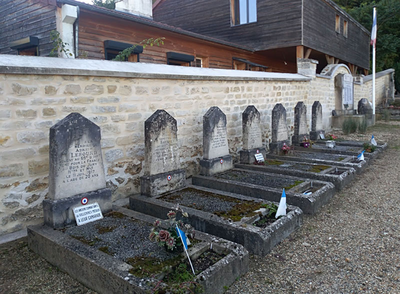 Tombes de victimes de la guerre 14-18.