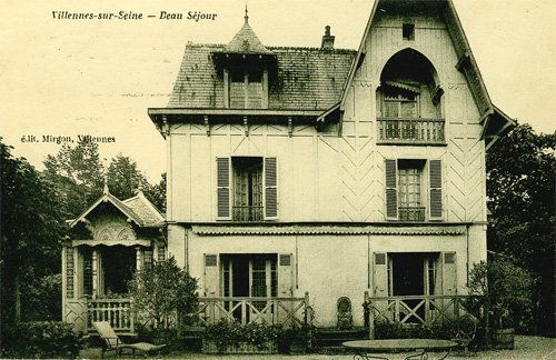 Villa Beau Séjour vue inversée (carte postale)