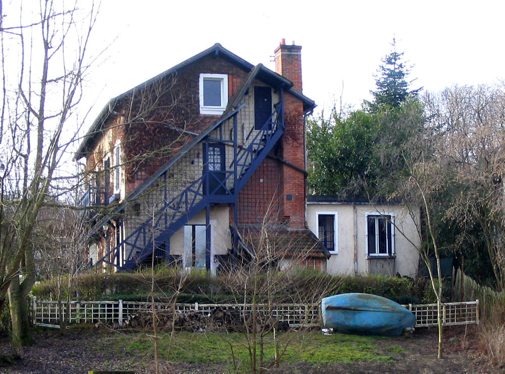 La villa des Bigochets, côté Seine.